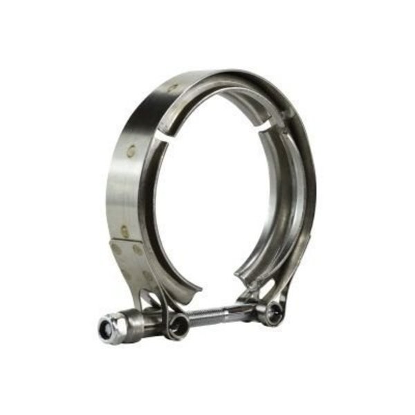 Midland Metal VBand Hose Clamp, 461 Nominal, 300 Stainless Steel, Import DomesticImport 843461